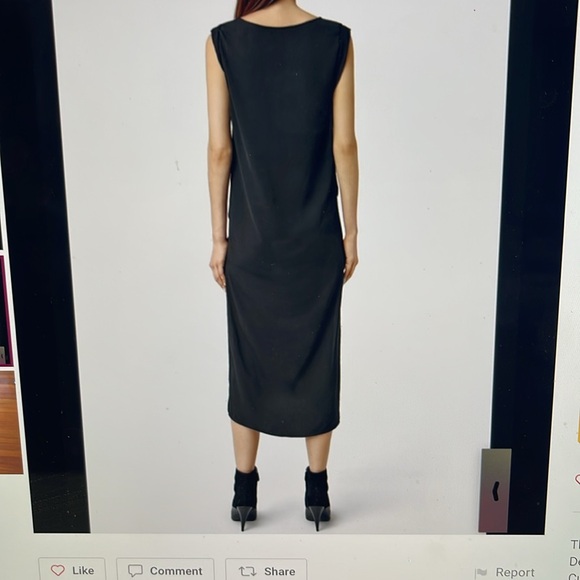 All Saints Riviera Lux Black dress - Picture 3 of 9